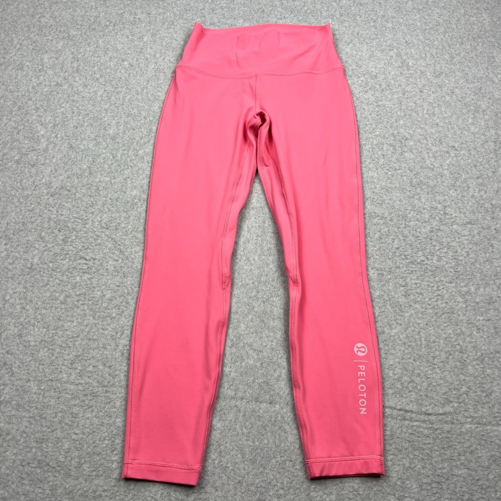 Lululemon Peloton Align High-Rise Pant Women's 6‎ Pink Nulu Leggings Yoga W5FBUS